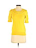 Moth Yellow Short Sleeve Top Size S (petite) - photo 1
