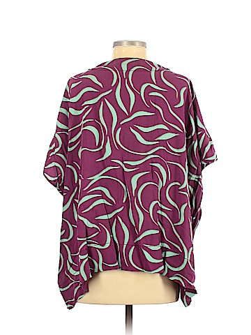 Diane von Furstenberg Short Sleeve Silk Top (view 2)