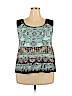 BILA 100% Rayon Blue Sleeveless Top Size XXL - photo 1