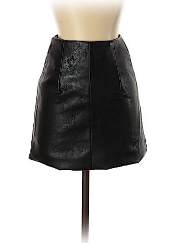 H&M Faux Leather Skirt (view 1)