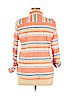 Stylus 100% Cotton Orange Long Sleeve Button-Down Shirt Size XL - photo 2