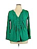 Lane Bryant Green Long Sleeve Top Size 14 - 16 Plus - photo 1