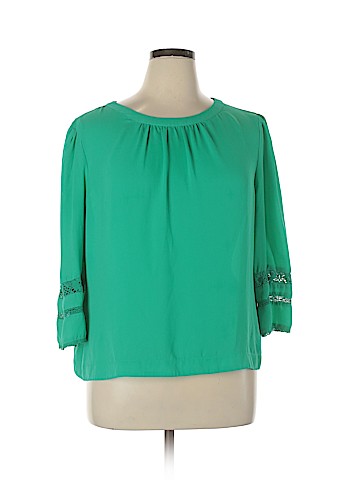 New York & Company 3/4 Sleeve Blouse (view 1)