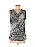 Ellen Tracy Black Sleeveless Top Size M - photo 1