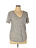 Charlotte Russe 100% Polyester Gray Short Sleeve T-Shirt Size XL - photo 1