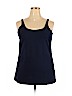 Sejour Blue Tank Top Size 3X - photo 1