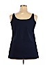 Sejour Blue Tank Top Size 3X - photo 2