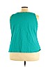 SONOMA life + style 100% Cotton Blue Sleeveless Top Size 3X - photo 2