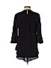 HD in Paris 100% Viscose Black 3/4 Sleeve Blouse Size 4 - photo 2
