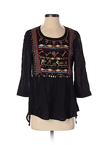 HD in Paris 3/4 Sleeve Blouse (view 1)