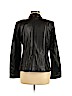 Ann Taylor 100% Leather Black Leather Jacket Size M - photo 2