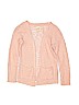 Peek... 100% Acrylic Solid Pink Cardigan Size 7 - photo 1