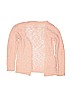 Peek... 100% Acrylic Solid Pink Cardigan Size 7 - photo 2
