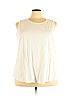 Natural Reflections White Sleeveless T-Shirt Size 3X - photo 1