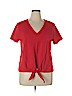J. Crew Factory Store Red Short Sleeve Top Size XL - photo 1
