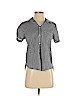 Aerie Blue Short Sleeve Button-Down Shirt Size XS - photo 1