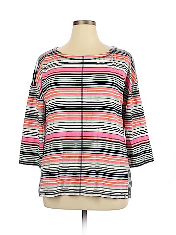 T by Talbots 3/4 Sleeve T-Shirt (view 1)