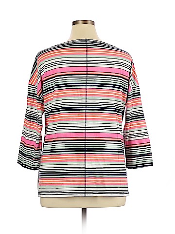 T by Talbots 3/4 Sleeve T-Shirt (view 2)