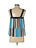 Ann Taylor LOFT 100% Polyester Blue Sleeveless Blouse Size XS (petite) - photo 2