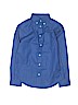 Chaps Blue Long Sleeve Button-Down Shirt Size 8 - photo 1