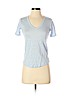 Banana Republic 100% Linen Blue Short Sleeve T-Shirt Size XXS (petite) - photo 1
