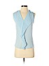 Princess Vera Wang 100% Polyester Blue Sleeveless Blouse Size XS - photo 1