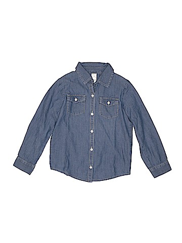Carter's Long Sleeve Button-Down Shirt (view 1)