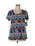 Lularoe Blue Short Sleeve Top Size XL - photo 1
