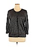 Cable & Gauge Black Cardigan Size 1X - photo 1