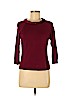 Sybilla Basic Burgundy Pullover Sweater Size M (petite) - photo 1