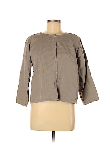 Eileen Fisher Long Sleeve Button-Down Shirt (view 1)