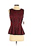 Eva Franco Burgundy Sleeveless Top Size S - photo 1