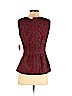Eva Franco Burgundy Sleeveless Top Size S - photo 2