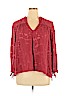 Lucky Brand Red Long Sleeve Top Size XL - photo 1