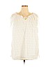 Assorted Brands 100% Polyester White Short Sleeve Blouse Size 1X - photo 1