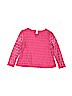Nicole Miller Solid Pink Long Sleeve Top Size 3 - photo 2