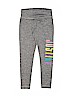 Justice Graphic Gray Active Pants Size 6 - photo 1