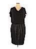 London Times 100% Polyester Black Cocktail Dress Size 14 - photo 1