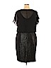 London Times 100% Polyester Black Cocktail Dress Size 14 - photo 2