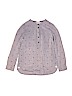 Crewcuts 100% Cotton Blue Long Sleeve Button-Down Shirt Size 12 - photo 1