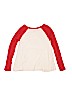 Old Navy 100% Cotton Graphic Color Block Red Long Sleeve T-Shirt Size 10 - 12 - photo 2