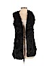 Mossimo Black Faux Fur Vest Size XS - photo 1