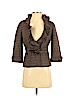 Ann Taylor LOFT 100% Cotton Brown Blazer Size 4 (petite) - photo 1