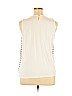 Elle 100% Polyester Ivory Sleeveless Blouse Size XL - photo 2