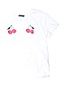 Bershka White Short Sleeve T-Shirt Size M (youth) - photo 1