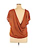 Unbranded 100% Cotton Orange Short Sleeve Top Size XL - photo 2