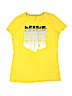 Nike 100% Cotton Yellow Active T-Shirt Size L (kids) - photo 1