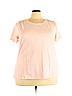 Lane Bryant Pink Short Sleeve Top Size 22 - 24 Plus - photo 1