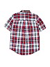 The Children's Place 100% Cotton Red Short Sleeve Button-Down Shirt Size 8 - photo 2