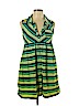 Custo Barcelona 100% Cotton Green Casual Dress Size Lg (4) - photo 1